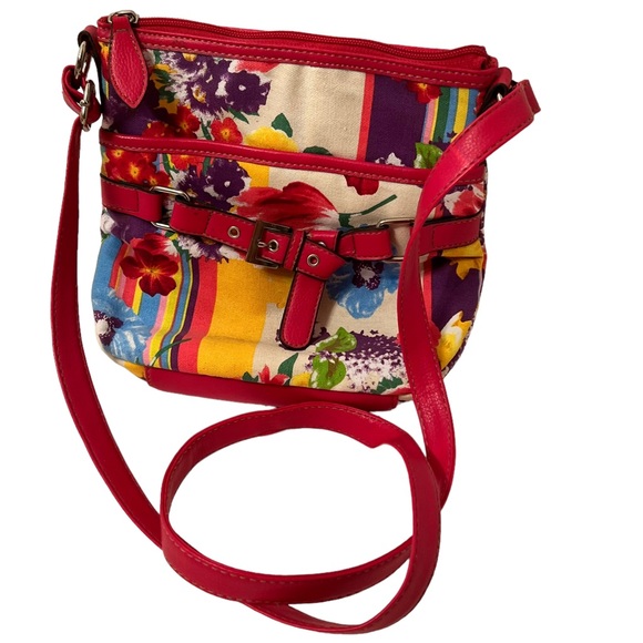 Croft and Barrow Floral Fabric Shoulder Bag NWOT - Picture 1 of 4